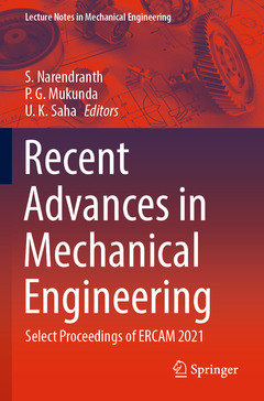 Cover of the book Recent Advances in Mechanical Engineering