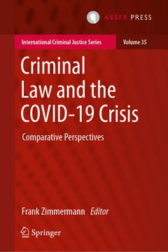 Couverture de l’ouvrage Criminal Law and the COVID-19 Crisis