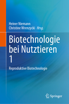 Couverture de l’ouvrage Biotechnologie bei Nutztieren 1