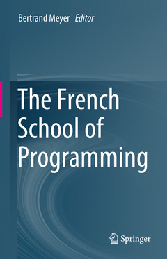 Couverture de l’ouvrage The French School of Programming
