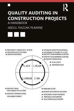 Cover of the book Quality Auditing in Construction Projects