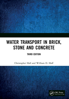 Couverture de l’ouvrage Water Transport in Brick, Stone and Concrete