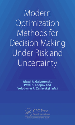 Couverture de l’ouvrage Modern Optimization Methods for Decision Making Under Risk and Uncertainty