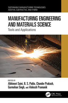 Couverture de l’ouvrage Manufacturing Engineering and Materials Science