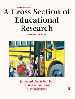 Cover of the book A Cross Section of Educational Research