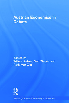 Couverture de l’ouvrage Austrian Economics in Debate