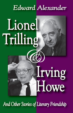 Couverture de l’ouvrage Lionel Trilling and Irving Howe