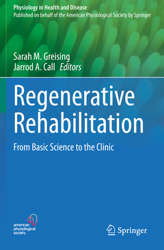 Couverture de l’ouvrage Regenerative Rehabilitation