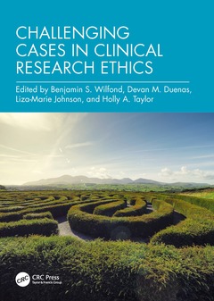 Couverture de l’ouvrage Challenging Cases in Clinical Research Ethics