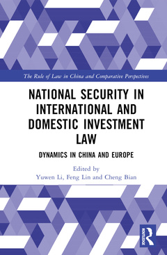 Couverture de l’ouvrage National Security in International and Domestic Investment Law