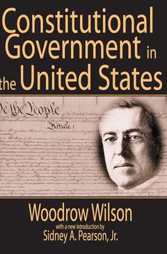 Couverture de l’ouvrage Constitutional Government in the United States