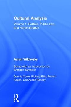 Couverture de l’ouvrage Cultural Analysis