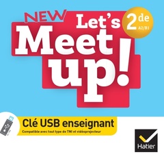 Couverture de l’ouvrage Let's Meet up! Anglais 2de - ed. 2023 - Clé USB