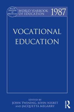 Cover of the book World Yearbook of Education 1987