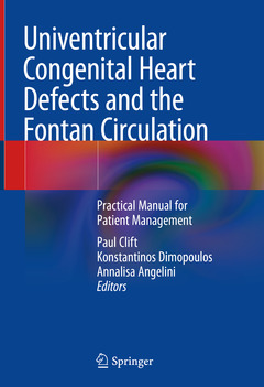 Couverture de l’ouvrage Univentricular Congenital Heart Defects and the Fontan Circulation