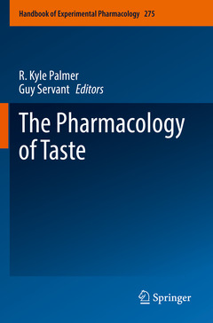Couverture de l’ouvrage The Pharmacology of Taste
