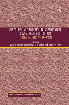 Cover of the book Discourse and Practice in International Commercial Arbitration