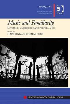 Couverture de l’ouvrage Music and Familiarity