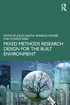 Couverture de l’ouvrage Mixed Methods Research Design for the Built Environment