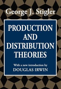 Couverture de l’ouvrage Production and Distribution Theories