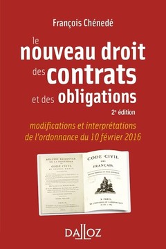 Couverture de l’ouvrage Le nouveau droit des contrats et des obligations. 2e éd.
