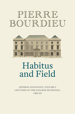 Couverture de l’ouvrage Habitus and Field