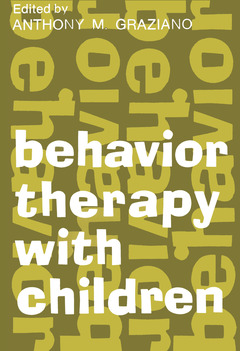Couverture de l’ouvrage Behavior Therapy with Children