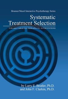 Couverture de l’ouvrage Systematic Treatment Selection