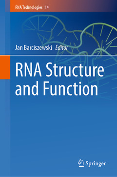 Couverture de l’ouvrage RNA Structure and Function