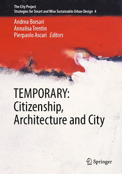 Couverture de l’ouvrage TEMPORARY: Citizenship, Architecture and City