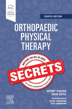 Couverture de l’ouvrage Orthopaedic Physical Therapy Secrets