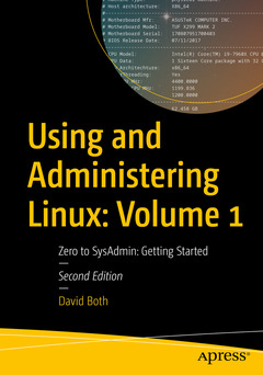 Cover of the book Using and Administering Linux: Volume 1