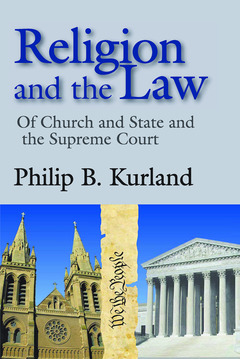 Couverture de l’ouvrage Religion and the Law