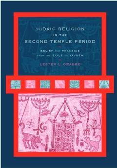 Couverture de l’ouvrage Judaic Religion in the Second Temple Period