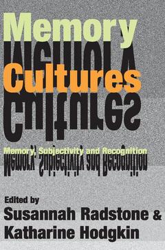 Cover of the book Memory Cultures