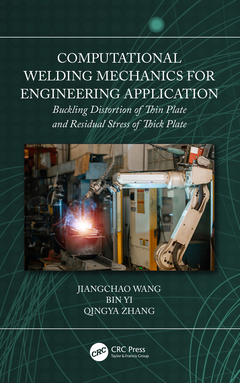 Couverture de l’ouvrage Computational Welding Mechanics for Engineering Application