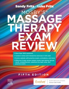 Couverture de l’ouvrage Mosby's® Massage Therapy Exam Review
