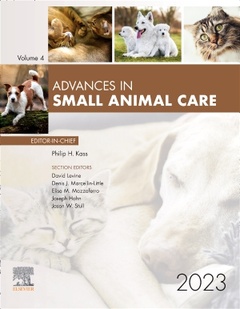 Couverture de l’ouvrage Advances in Small Animal Care, 2023