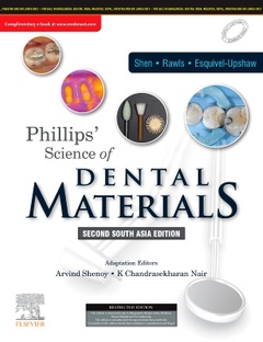 Couverture de l’ouvrage Phillips Science of Dental Materials: 2 South Asia Edition