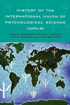 Cover of the book History of the International Union of Psychological Science (IUPsyS)