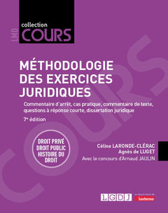 Couverture de l’ouvrage Méthodologie des exercices juridiques