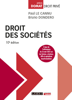 Cover of the book Droit des sociétés