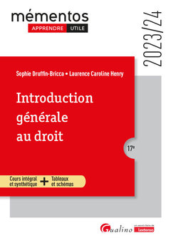 Cover of the book Introduction générale au droit
