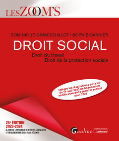 Cover of the book Le droit social