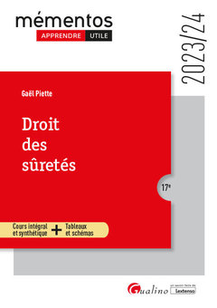 Cover of the book Droit des sûretés