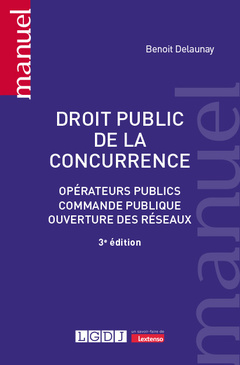 Couverture de l’ouvrage Droit public de la concurrence