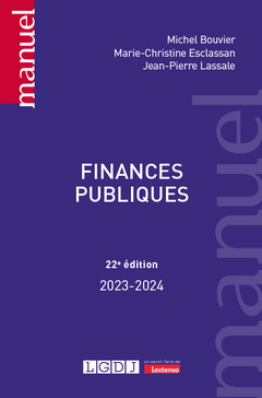 Couverture de l’ouvrage Finances publiques