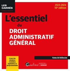 Cover of the book L'essentiel du droit administratif général
