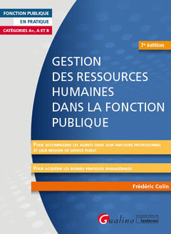 Couverture de l’ouvrage Gestion des ressources humaines dans la Fonction publique