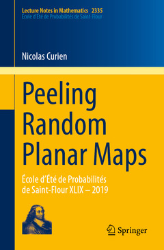 Couverture de l’ouvrage Peeling Random Planar Maps